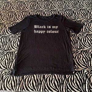 🔥3/$20🔥 Black is My Happy Colour Tee